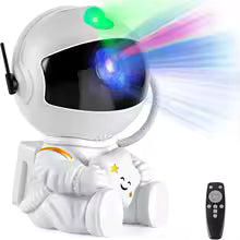Projecteur Galaxie Astronaute, Veilleuse pour Enfants, Lampe LED Nébuleuse pour Plafond, Décoration de Chambre