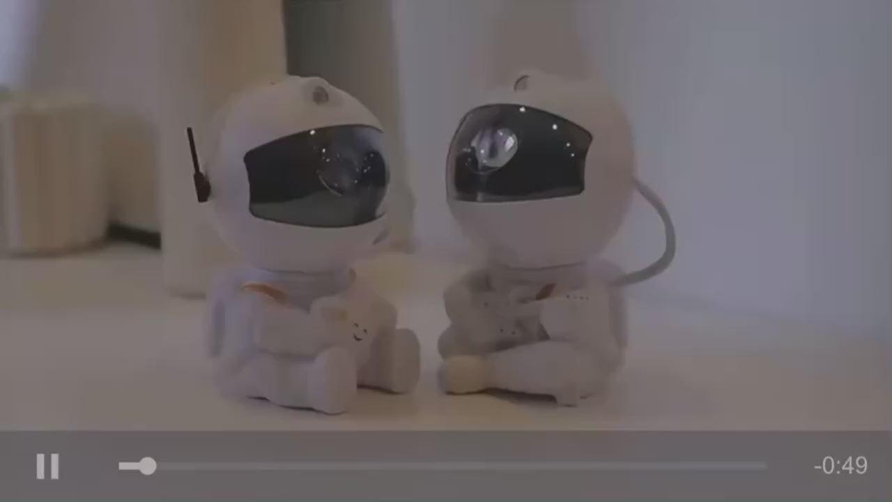 Projecteur Galaxie Astronaute, Veilleuse pour Enfants, Lampe LED Nébuleuse pour Plafond, Décoration de Chambre